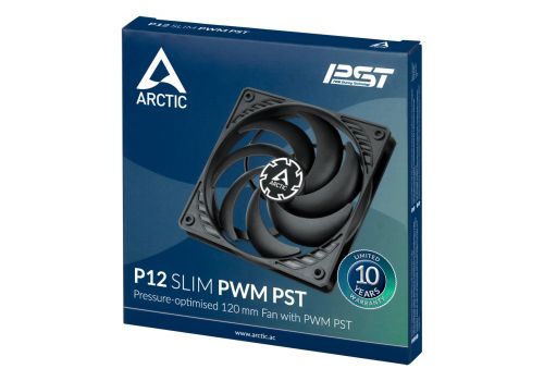 Arctic Fan 120x120x15mm - P12 SLIM PWM PST - 300-2100 RPM, image _ab__is.image_number.default