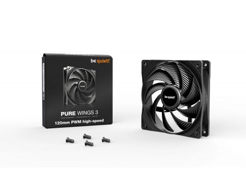be quiet! Fan 120mm - Pure Wings 3 120mm PWM high-speed, image , 3 image