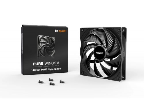 be quiet! Fan 140mm - Pure Wings 3 140mm PWM high-speed, image _ab__is.image_number.default