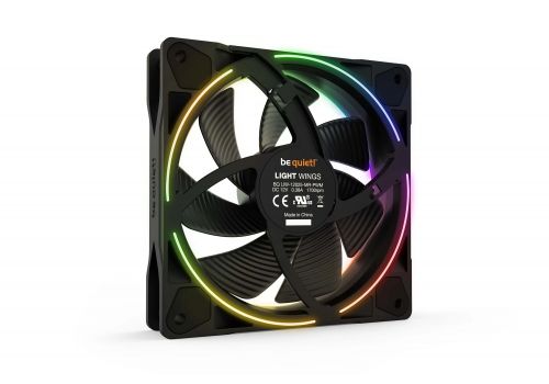 be quiet! LIGHT WINGS 120mm PWM, 4-pin, Fan speed: 1700RPM, ARGB, 20.6 db(A), 3 years warranty, image _ab__is.image_number.default