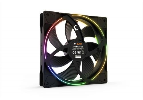be quiet! LIGHT WINGS 140mm PWM, 4-pin, Fan speed: 1500RPM, ARGB, 23.3 db(A), 3 years warranty, image _ab__is.image_number.default