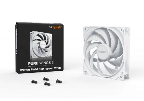 be quiet! Fan 120mm - Pure Wings 3 120mm PWM high-speed White, image _ab__is.image_number.default
