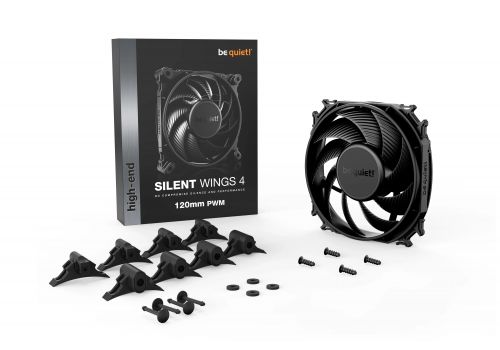 be quiet! Fan 120mm - SILENT WINGS 4 120mm PWM, image , 4 image