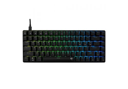 White Shark Gaming Mechanical Keyboard HAMACHI - YUSYA 5P Blue Switches (English US), Black, image 