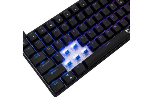 White Shark Gaming Mechanical Keyboard HAMACHI - YUSYA 5P Blue Switches (English US), Black, image , 5 image