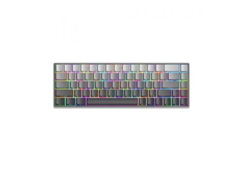 White Shark Gaming Mechanical Keyboard NUNCHAKU - Red Switches (English US), Grey, image 