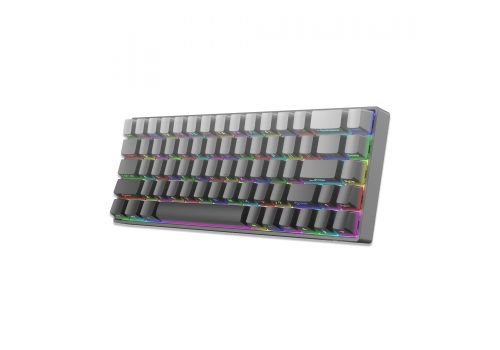White Shark Gaming Mechanical Keyboard NUNCHAKU - Red Switches (English US), Grey, image , 3 image