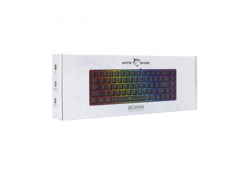White Shark Gaming Keyboard RONIN - Blue Switches (English US), Black, image _ab__is.image_number.default