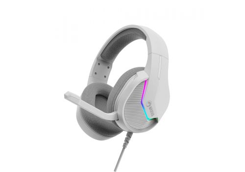 Marvo Gaming Headphones H8618 White - 50mm, USB, RGB, image 