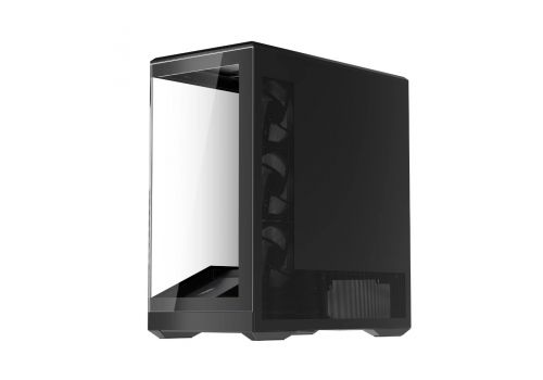 1stPlayer Case ATX - GM7 Black - 4 x 120 mm A-RGB fans included, USB-C, image _ab__is.image_number.default