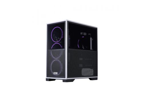 1stPlayer Case EATX - IF8 Black - 4 x 140 mm A-RGB fans included, USB-C, image _ab__is.image_number.default