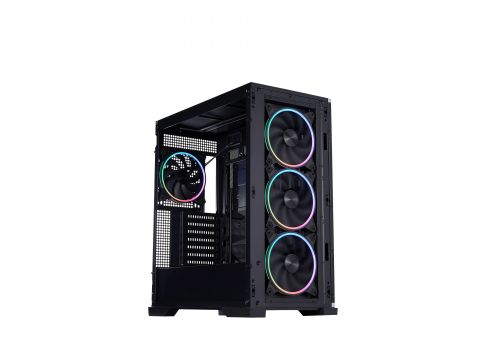 1stPlayer Case EATX - IF8 Black - 4 x 140 mm A-RGB fans included, USB-C, image _ab__is.image_number.default