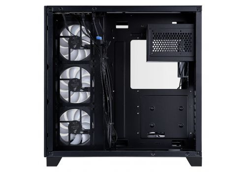 1stPlayer Case ATX - MEGAVIEW MV8 Black - 7 x 120 mm A-RGB fans included, image , 5 image