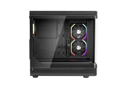 1stPlayer Case ATX - PB8 Black - 3 x 120 mm A-RGB fans included, USB-C, image _ab__is.image_number.default