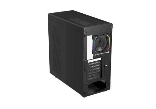 1stPlayer Case ATX - PB8 Black - 3 x 120 mm A-RGB fans included, USB-C, image _ab__is.image_number.default