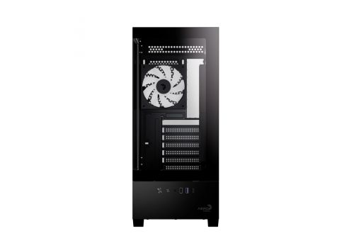 AeroCool Case ATX - P500D Digi-G-BK-v1 - Digital Display, USB-C, 3 x 120 mm A-RGB, image , 2 image
