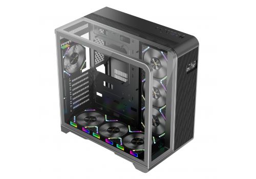 1stPlayer Case ATX - RT7 Black - LED display, image _ab__is.image_number.default