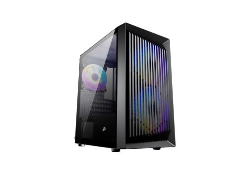 1stPlayer Case mATX - BS-2 - 3 fans included, image 