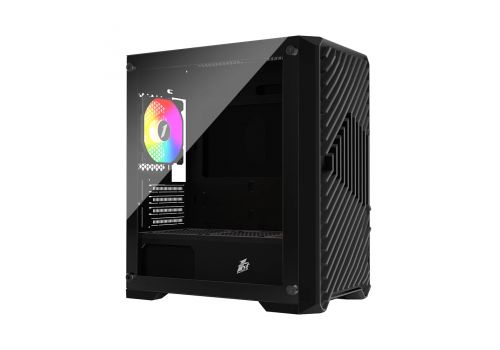 1stPlayer Case mATX - TRILOBITE T5 Black, image _ab__is.image_number.default