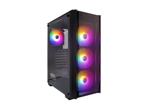 1stPlayer Case ATX - Fire Dancing V4 RGB - 4 fans included, image 