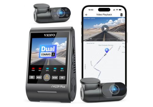 VIOFO Dash Cam A229 Plus 3 Channel - 2K, HDR, Sony STARVIS 2, GPS, image 