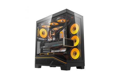 Darkflash Case ATX - K430 Black - 6 x 120 mm A-RGB fans included, USB-C, image 
