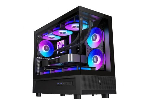 Gamemax Case mATX - NEX C31 BK, image 