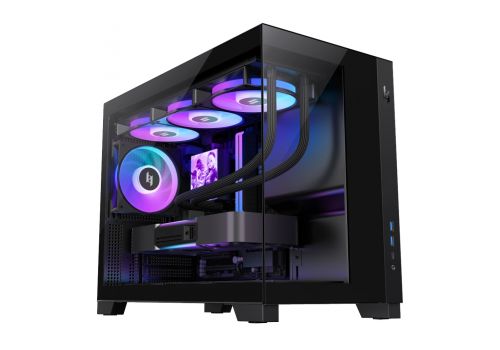 Gamemax Case mATX - NEX C33 BK, image 