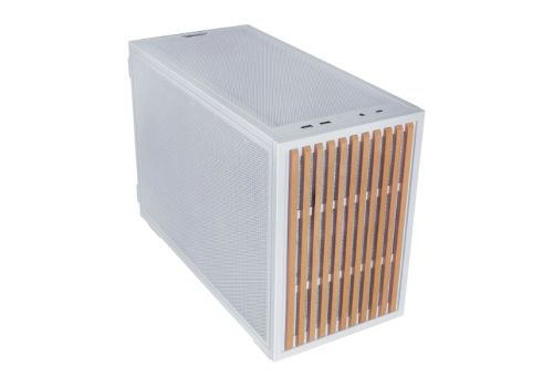 Lian Li Case mATX - DAN Cases B4 Wood Edition - White, image _ab__is.image_number.default