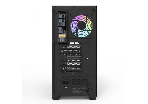Darkflash Case ATX - DS900 Black - 7 x 120 mm A-RGB fans included, USB-C, image , 5 image