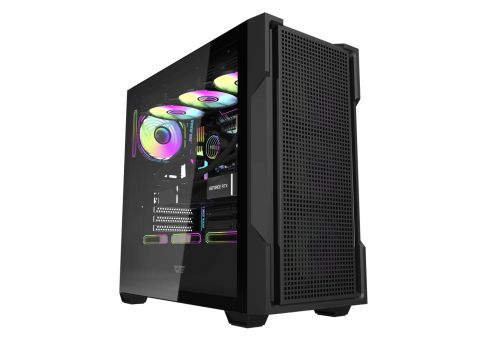 Darkflash Case ATX - DS900 Mesh Black - 4 x 120 mm A-RGB fans included, image 