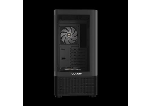 Gamdias Case ATX - ATLAS E2 - 3 x 120 mm A-RGB, Digital Display, Curved Glass, image _ab__is.image_number.default
