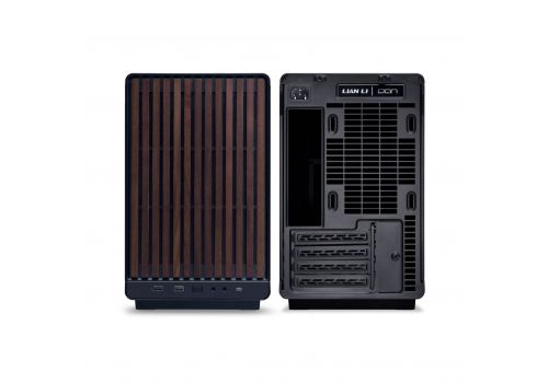 Lian Li Case mATX - DAN Cases A3 Wood - Black, image , 3 image