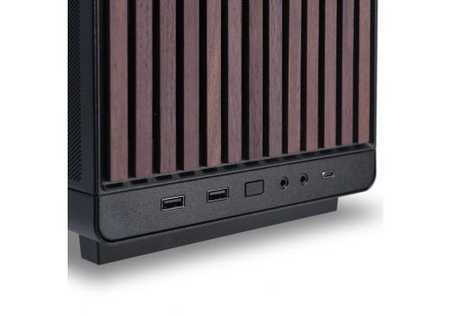 Lian Li Case mATX - DAN Cases A3 Wood - Black, image , 4 image