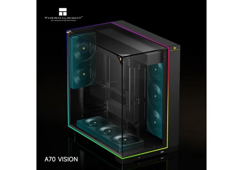 Thermalright Case ATX - TR-A70 Vision Black - 9.16 inch LCD Display, USB-C, image , 4 image