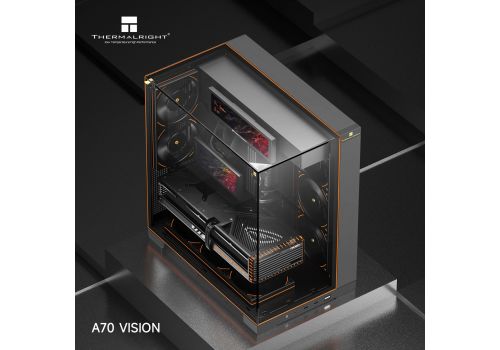 Thermalright Case ATX - TR-A70 Vision Black - 9.16 inch LCD Display, USB-C, image , 5 image