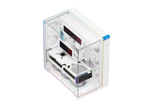 Thermalright Case ATX - TR-A70 Vision White - 9.16 inch LCD Display, USB-C, image 