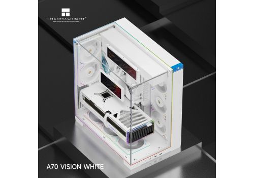 Thermalright Case ATX - TR-A70 Vision White - 9.16 inch LCD Display, USB-C, image , 4 image