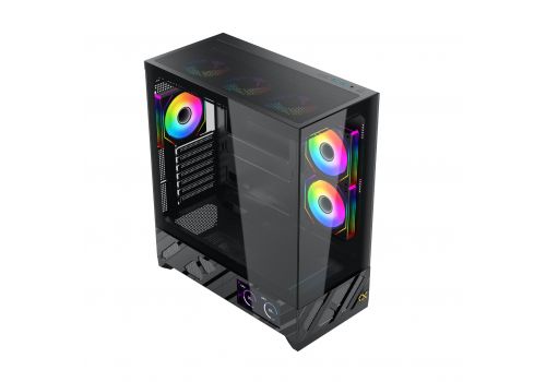 Xigmatek Case E-ATX - Alphard Pro - 6 inch LCD Display, 6 ARGB Fans, image , 3 image