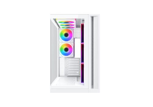 Xigmatek Case ATX - Aqua 7 Arctic - 8 ARGB Fans, USB-C, image _ab__is.image_number.default