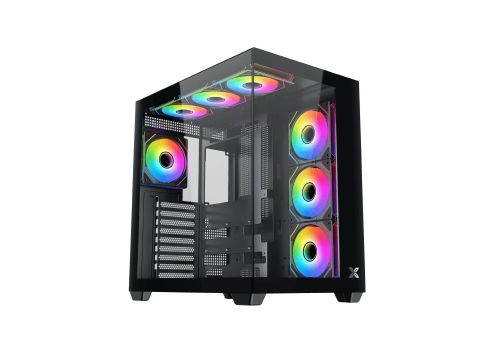 Xigmatek Case ATX - Aqua V Air (H23A) - 7 ARGB Fans, image 