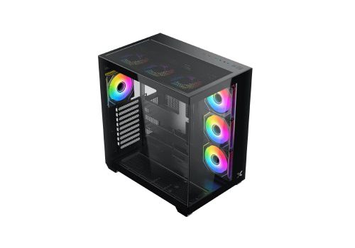 Xigmatek Case ATX - Aqua V Air (H23A) - 7 ARGB Fans, image , 2 image