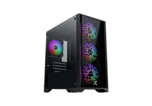 Xigmatek Case mATX - NYX II - 4 RGB Fans, image 