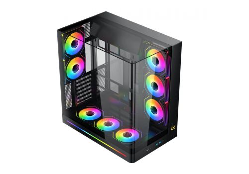 Xigmatek Case E-ATX - PANO II - 8 ARGB Fans, image , 2 image