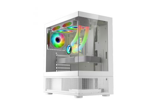 1stPlayer Case ATX - MIKU Mi7-A White - Reversed fans included, image 