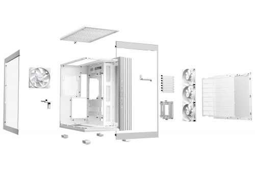 be quiet! Case ATX - LIGHT BASE 600 LX White, image , 4 image