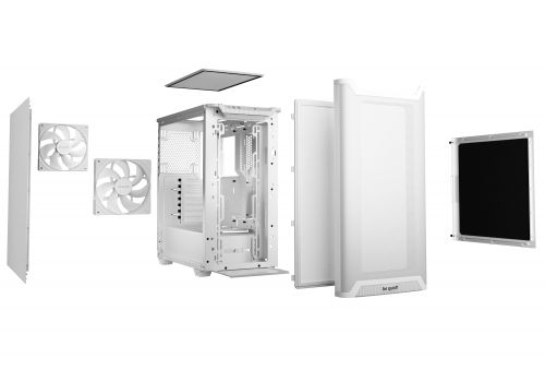 be quiet! Case ATX - Pure Base 501 Airflow White, image , 4 image