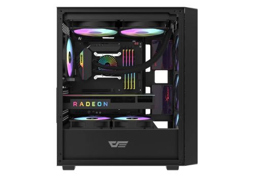 Darkflash Case ATX - DK353 Black - 4 fans included, image _ab__is.image_number.default