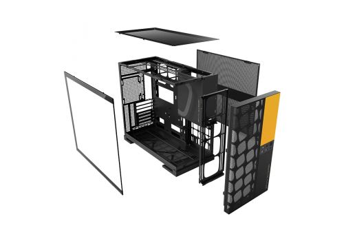 Geometric Future Case EATX - Model 5 Vent Black/Yellow, image , 3 image
