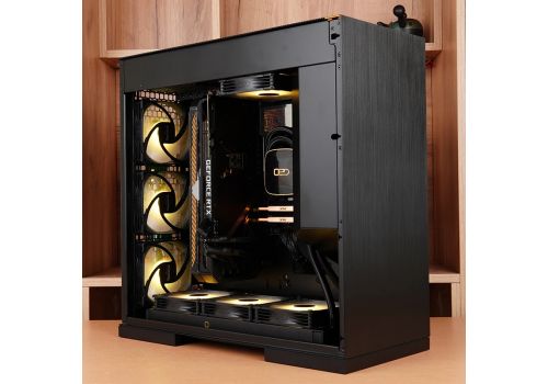 Geometric Future Case EATX - Model 8 Dharma Black/Gold, image , 3 image